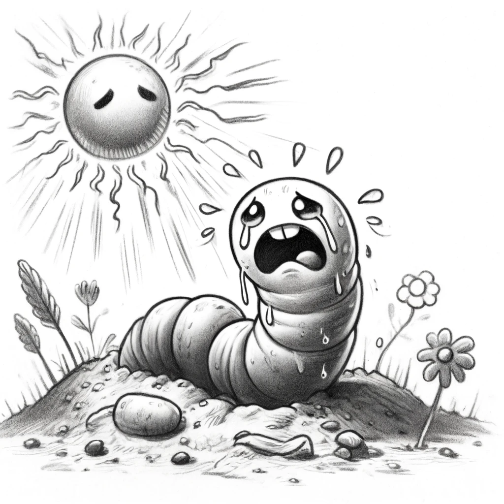 The Worm and the Sun; Analogy of God’s Wrath.
